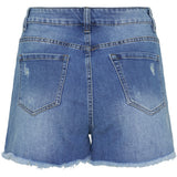 Jewelly Jewelly Damen Shorts JW717 Restudsalg Denim