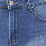 Jewelly Jewelly Damen Shorts JW717 Restudsalg Denim