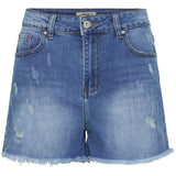 Jewelly Jewelly Damen Shorts JW717 Restudsalg Denim