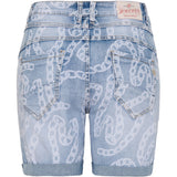 Jewelly Jewelly Damen Shorts S22172 Restudsalg Denim Blue