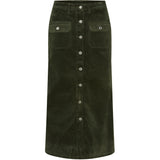 Jewelly Jewelly Damen rock JW772-1 Skirt Kaki