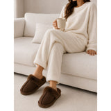 SHOES Juno Hausschuhe SG-2 Indoor Slippers Brown