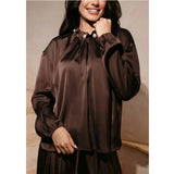 Liberté LIBERTÉ Damen Bluse Pip Blouse Dark Brown