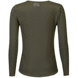 Liberté LIBERTÉ Damen MESH T-shirt ARMY MEDIUM DOT
