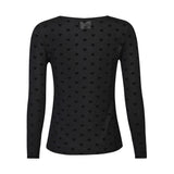 Liberté LIBERTÈ Damen Mesh LS Blouse BLACK HEART