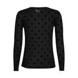 Liberté LIBERTÈ Damen Mesh LS Blouse black big dot