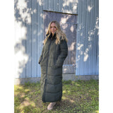 LULULIA LULULIA Damen Helene Lange Daunenjacke Restudsalg Rosin