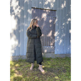 LULULIA LULULIA Damen Helene Lange Daunenjacke Restudsalg Rosin