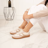 SHOES Laura Damen Sneakers 7589 Restudsalg Beige