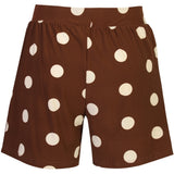 Liberté Liberté Damen Shorts ALMA 9517 Shorts BROWN CREME DOT