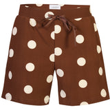 Liberté Liberté Damen Shorts ALMA 9517 Shorts BROWN CREME DOT