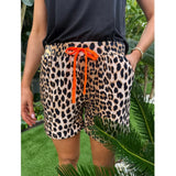 Liberté Liberté Damen Shorts ALMA 9517 Shorts LUX LEO NEON ORANGE