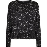 Liberté Liberté Damen T-Shirt ALMA Restudsalg BLACK SILVER DOT