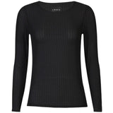 Liberté Liberté Damen bluse 21345 Restudsalg BLACK WAVY LINES