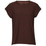Liberté Liberté Damen t-shirt 9581 ALMA T-shirt ESPRESSO STRIPE