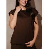Liberté Liberté Damen t-shirt 9581 ALMA T-shirt Espresso