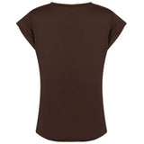 Liberté Liberté Damen t-shirt 9581 ALMA T-shirt Espresso