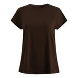 Liberté Liberté Damen t-shirt 9581 ALMA T-shirt Mocca