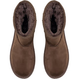 SHOES Lina Damen Teddy Winterstiefel 6417 Restudsalg Brown