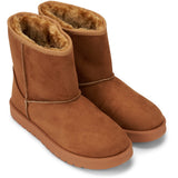 SHOES Lina Damen Teddy Winterstiefel 6417 Restudsalg Camel