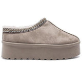 SHOES Lucie Damen Teddy Winterstiefel WD151 Restudsalg Kaki