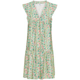 LULULIA Lululia Damen Kleid LuMonica 7124 Restudsalg Aqua6632tpf