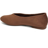 SHOES Luppa Damen Ballerina Schuhe 9871 Shoes Brown