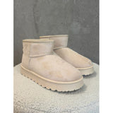 SHOES Marbella Damen Teddy Stiefel 5504 Shoes Beige