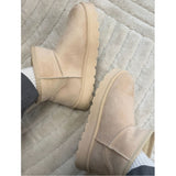 SHOES Marbella Damen Teddy Stiefel 5504 Shoes Beige