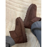 SHOES Marbella Damen Teddy Stiefel 5504 Shoes Brown