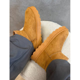 SHOES Marbella Damen Teddy Stiefel 5504 Shoes Camel