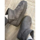 SHOES Marbella Damen Teddy Stiefel 5504 Shoes Grey