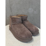 SHOES Marbella Damen Teddy Stiefel 5504 Shoes Khaki