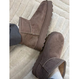 SHOES Marbella Damen Teddy Stiefel 5504 Shoes Khaki
