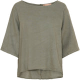 MARTA DU CHATEAU Marta Du Chateau Damen Bluse 83428 Restudsalg Military2828