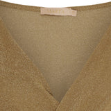 MARTA DU CHATEAU Marta Du Chateau Damen Bluse MdcAndi 1612 Restudsalg Gold