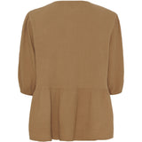 MARTA DU CHATEAU Marta Du Chateau Damen Bluse MdcAngela Restudsalg Macchiato