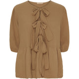 MARTA DU CHATEAU Marta Du Chateau Damen Bluse MdcAngela Restudsalg Macchiato