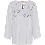 MARTA DU CHATEAU Marta Du Chateau Damen Bluse MdcCaterina 5616 Restudsalg White