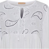 MARTA DU CHATEAU Marta Du Chateau Damen Bluse MdcCaterina 5616 Restudsalg White