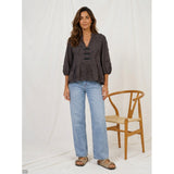 MARTA DU CHATEAU Marta Du Chateau Damen Bluse MdcSafiya Blouse Castagno