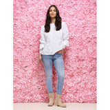 MARTA DU CHATEAU Marta Du Chateau Damen Bluse MdcVinter Blouse White