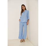 MARTA DU CHATEAU Marta Du Chateau Damen Hemd 85137-1 Restudsalg Celeste2389