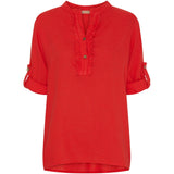 MARTA DU CHATEAU Marta Du Chateau Damen Hemd 85137-1 Restudsalg Red
