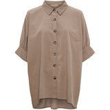 MARTA DU CHATEAU Marta Du Chateau Damen Hemd MdcKaori 86250V Shirt Tortora82751
