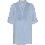 MARTA DU CHATEAU Marta Du Chateau Damen Hemd MdcMargherita Restudsalg Celeste