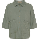 MARTA DU CHATEAU Marta Du Chateau Damen Hemd MdcMinna Restudsalg Military