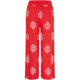 MARTA DU CHATEAU Marta Du Chateau Damen Hose MdcAnette Restudsalg Red/WhitePrint