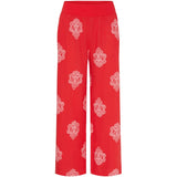 MARTA DU CHATEAU Marta Du Chateau Damen Hose MdcAnette Restudsalg Red/WhitePrint