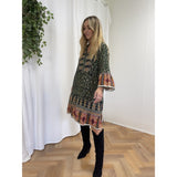 MARTA DU CHATEAU Marta Du Chateau Damen Kleid 1240 Restudsalg Kaki